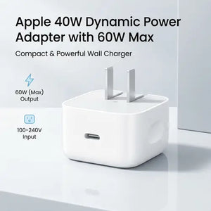 Apple 40W Dynamic Power Adapter with 60W Max